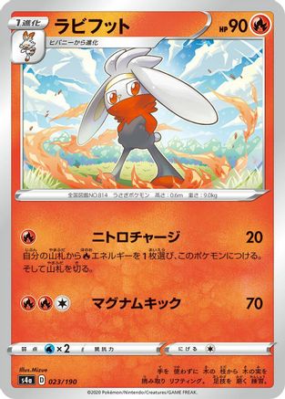 Raboot - 023/190 (023/190) - S4a Shiny Star V