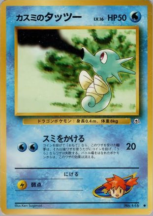Misty's Horsea (Lv.16) - Leaders Stadium