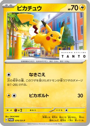 Pikachu - 074/SV-P (074/SV-P) - SVP Promotional Cards