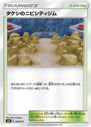 Brock's Pewter City Gym (030/031) - smK Trainer Battle Decks