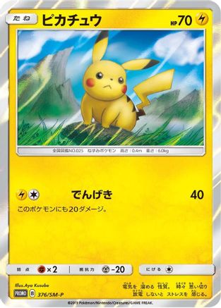 Pikachu - 376/SM-P (376/SM-P) - SMP Sun Moon Promos Holofoil