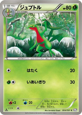 Grovyle (004/051) - BW8 Spiral Force 1st Edition