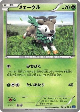 Skiddo (009/060) - XYBx Collection X 1st Edition