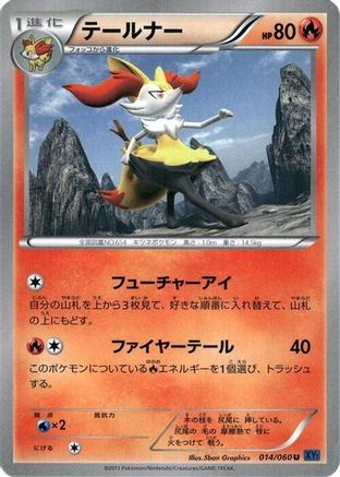 Braixen (014/060) - XYBx Collection X 1st Edition