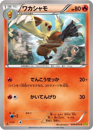 Combusken (019/070) - XY5Bg Gaia Volcano Unlimited