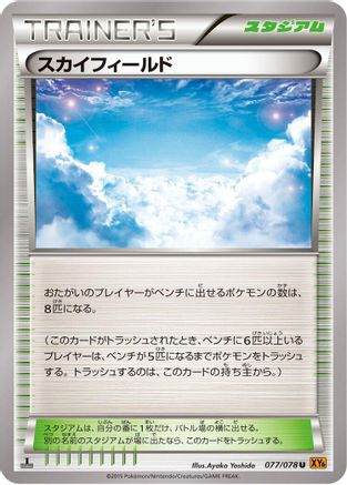 Sky Field (077/078) - XY6 Emerald Break Unlimited