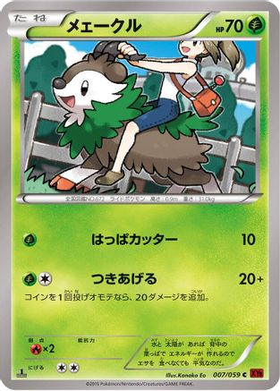 Skiddo (007/059) - XY8Br Red Flash Unlimited