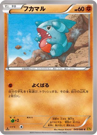 Gible (049/080) - XY9 Rage of the Broken Heavens 1st Edition