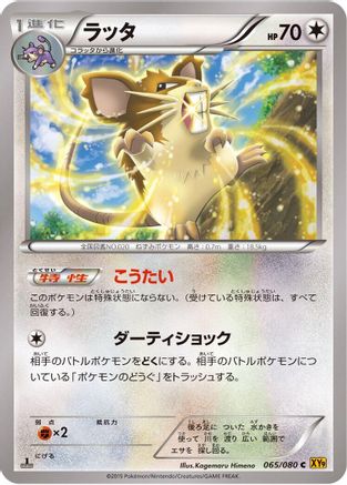 Raticate (065/080) - XY9 Rage of the Broken Heavens Unlimited