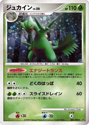 Sceptile (005/092) - Intense Fight in the Destroyed Sky 1st Edition Holofoil