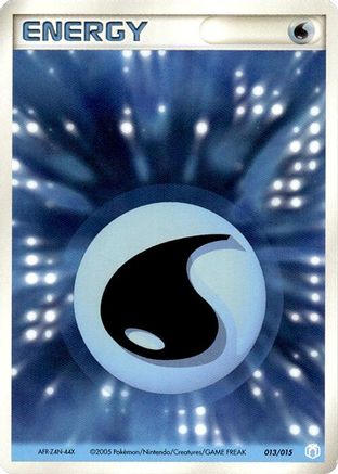 Basic Water Energy - 013/015 (013/015) - Gift Box Mew Lucario Crawdaunt Quarter Deck