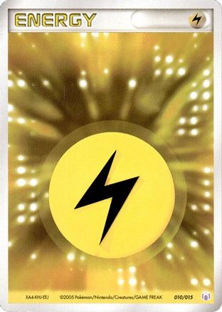 Basic Lightning Energy - 010/015 (010/015) - Gift Box Mew Lucario Mew Quarter Deck
