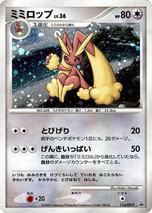 Lopunny - 116/DP-P (116/DP-P) - DPP Promotional cards Holofoil