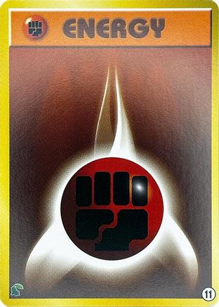 Basic Fighting Energy - 11 (11) - Intro Pack Neo Chikorita