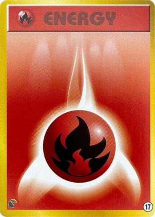 Basic Fire Energy - 17 (17) - Intro Pack Neo Chikorita
