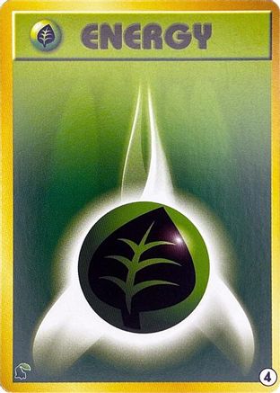 Basic Grass Energy - 4 (4) - Intro Pack Neo Chikorita