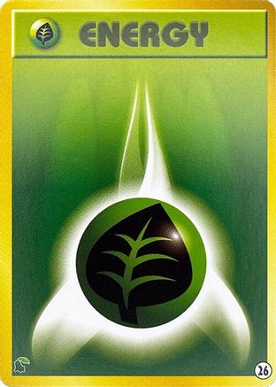 Basic Grass Energy - 26 (26) - Intro Pack Neo Chikorita