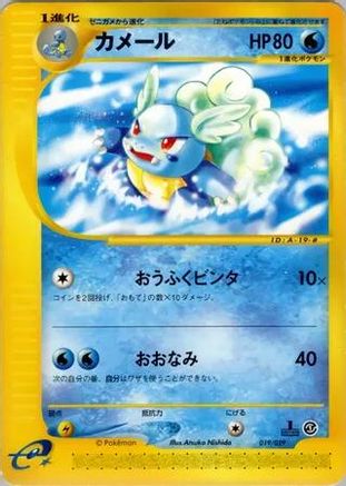 Wartortle (019/029) - Pokemone Starter Deck 1st Edition