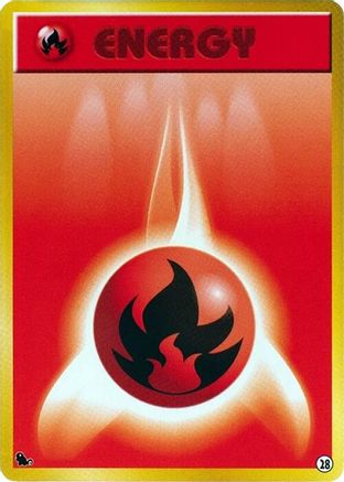Basic Fire Energy - 28 (28) - Intro Pack Squirtle