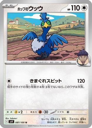 Hop's Cramorant (087/100) - SV9 Battle Partners