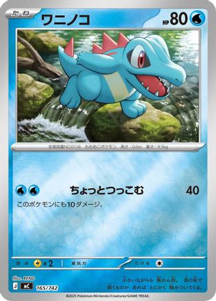 Totodile - 165/742 (Mirror Holo) (165/742) - Start Deck 100 Battle Collection Holofoil