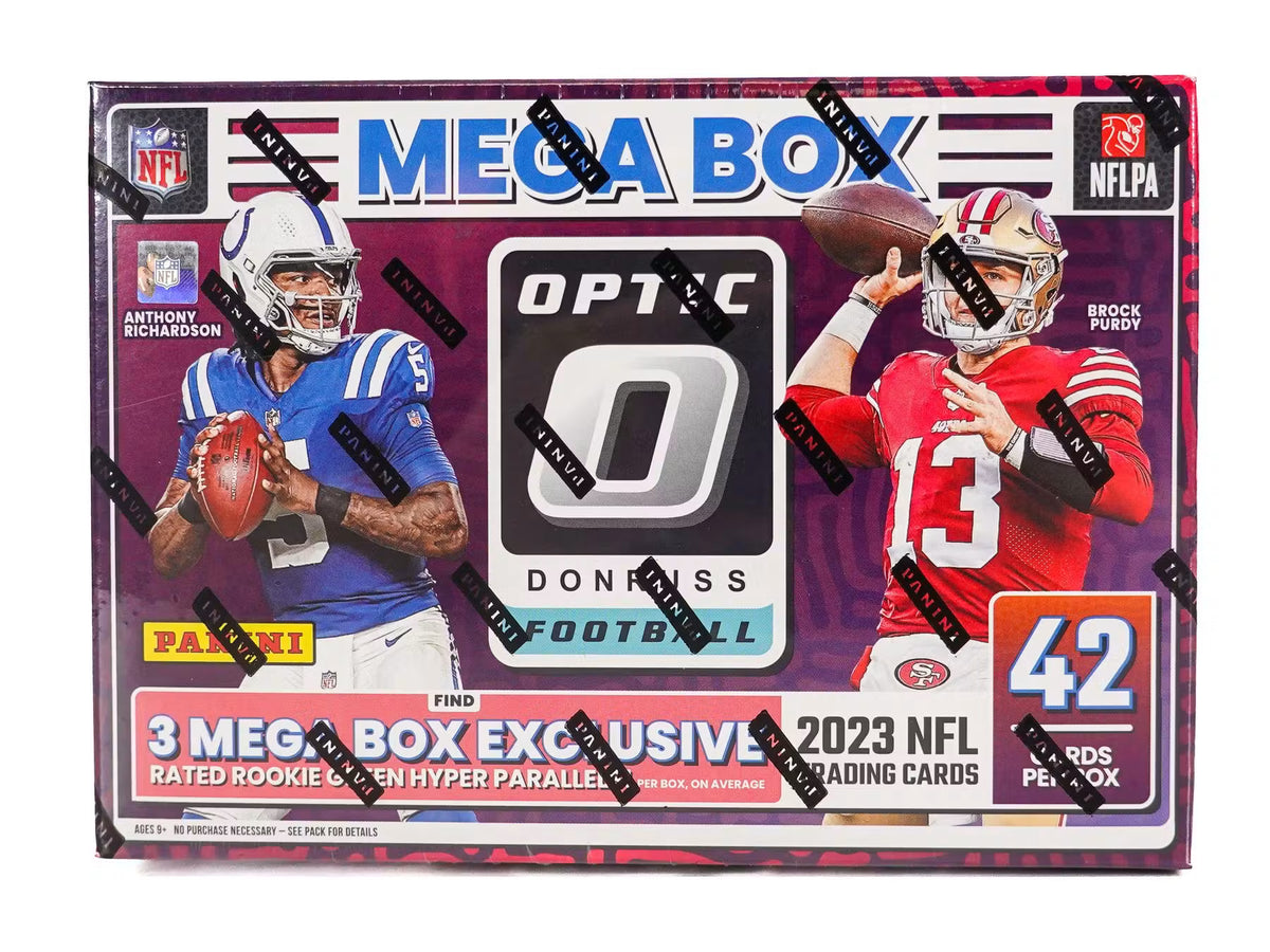 2023 Donruss Optic Football Mega Box - Green Hyper