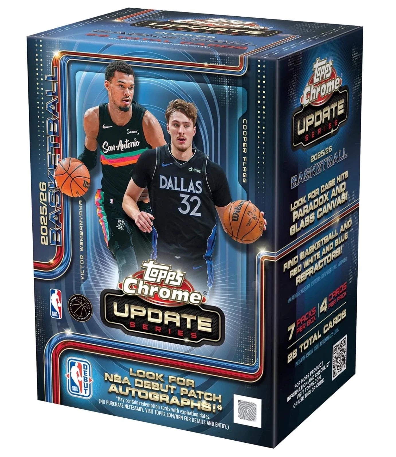 2026 Topps Chrome Basketball - Blaster Box