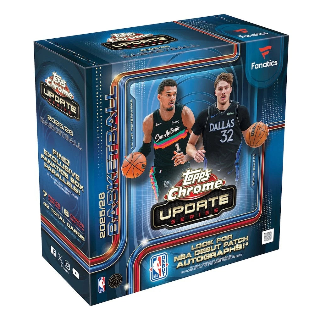 2026 Topps Chrome Update Basketball - Mega Box