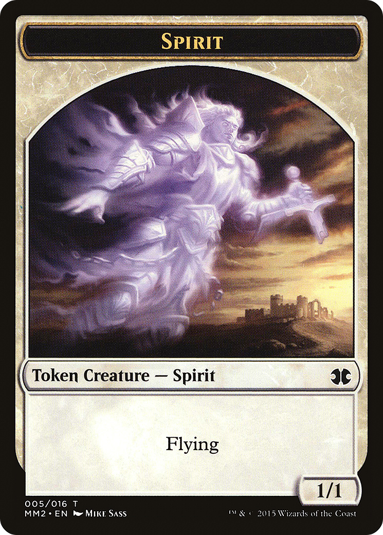 Spirit Token (MM2-005) [Modern Masters 2015 Tokens]