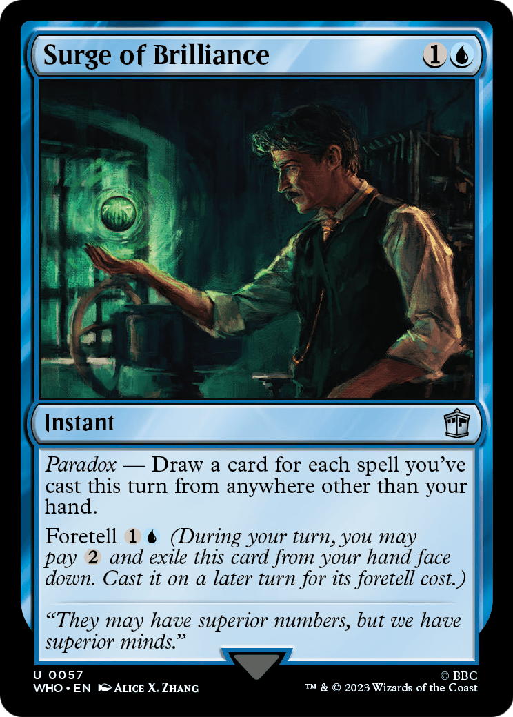 Surge of Brilliance (WHO-057) [Doctor Who] Foil