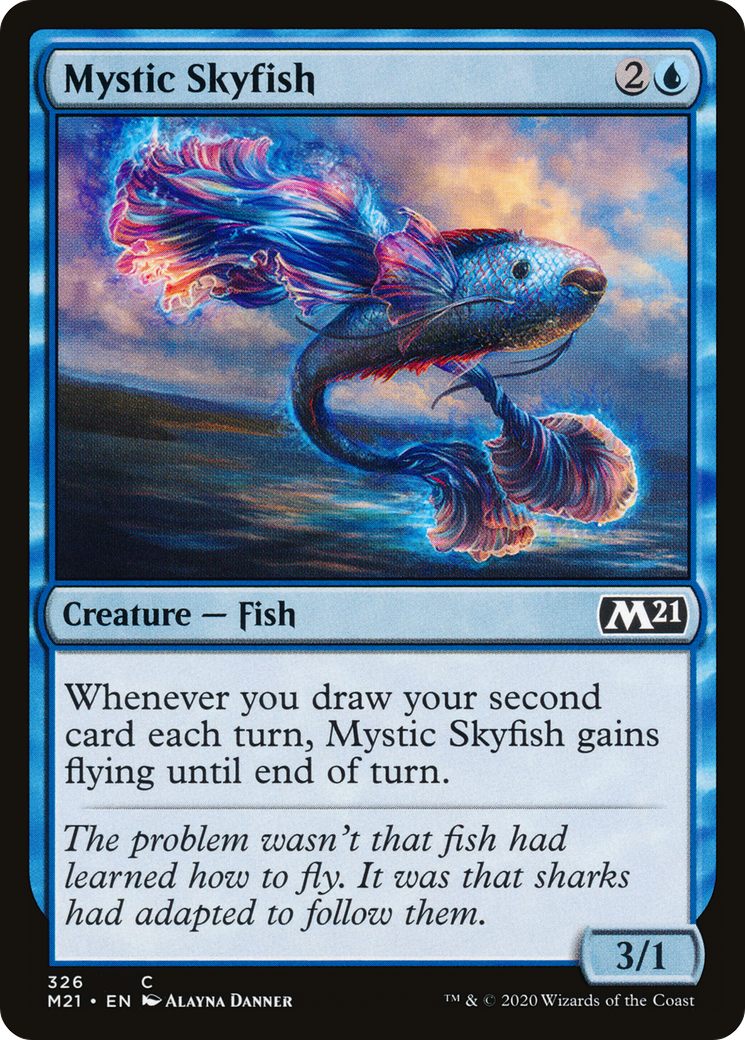 Mystic Skyfish (M21-326) [Core Set 2021]