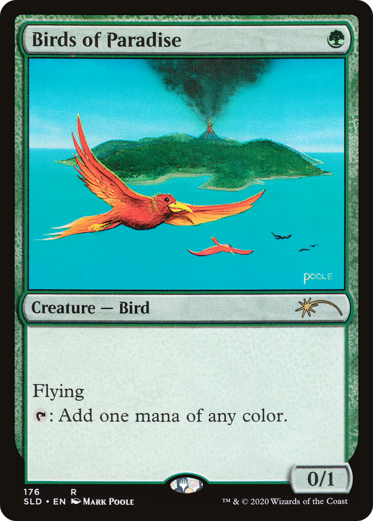 Birds of Paradise (SLD-176) [Secret Lair Drop] Foil