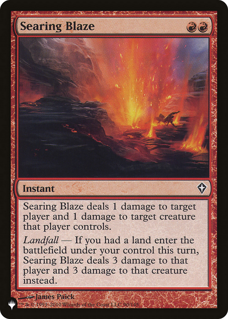 Searing Blaze (LIST-WWK-90) [The List]