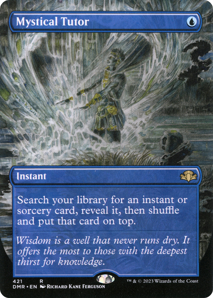 Mystical Tutor (Borderless) (DMR-421) [Dominaria Remastered] Foil