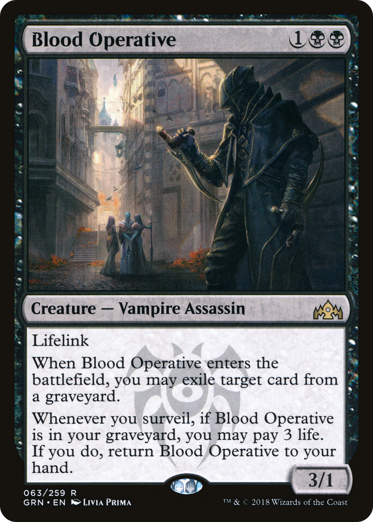 Blood Operative (GRN-063) [Guilds of Ravnica] Foil