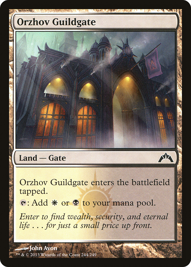 Orzhov Guildgate (GTC-244) [Gatecrash]