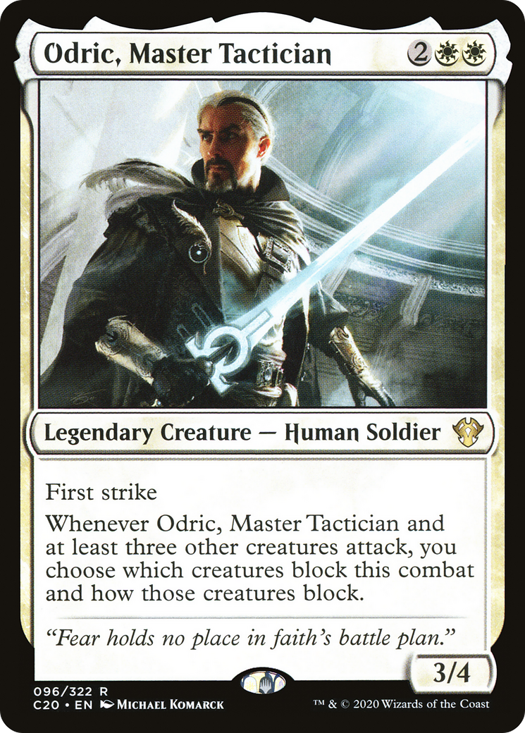 Odric, Master Tactician (C20-096) [Commander 2020]