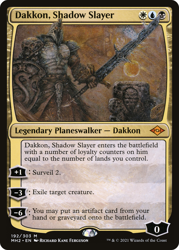 Dakkon, Shadow Slayer (MH2-192) [Modern Horizons 2]