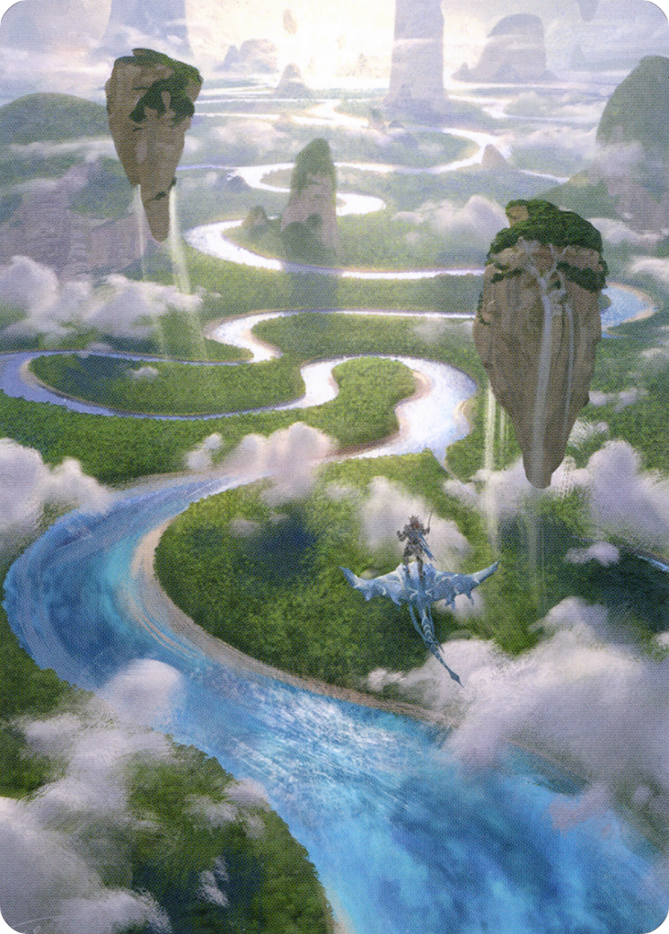 Clearwater Pathway // Clearwater Pathway (AZNR-025) (Borderless) [Zendikar Rising Art Series] Foil