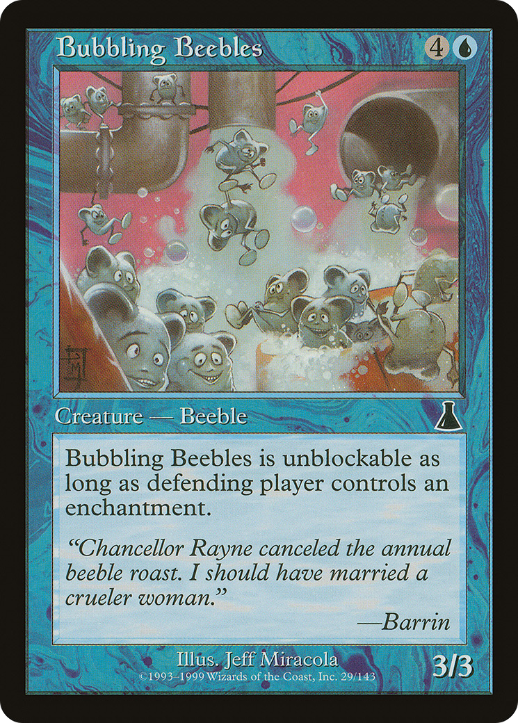Bubbling Beebles (UDS-029) [Urza's Destiny] Foil