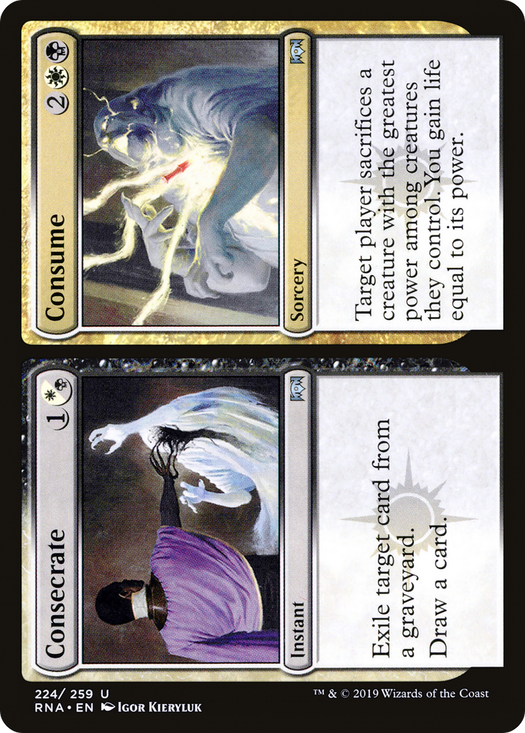 Consecrate // Consume (RNA-224) [Ravnica Allegiance] Foil