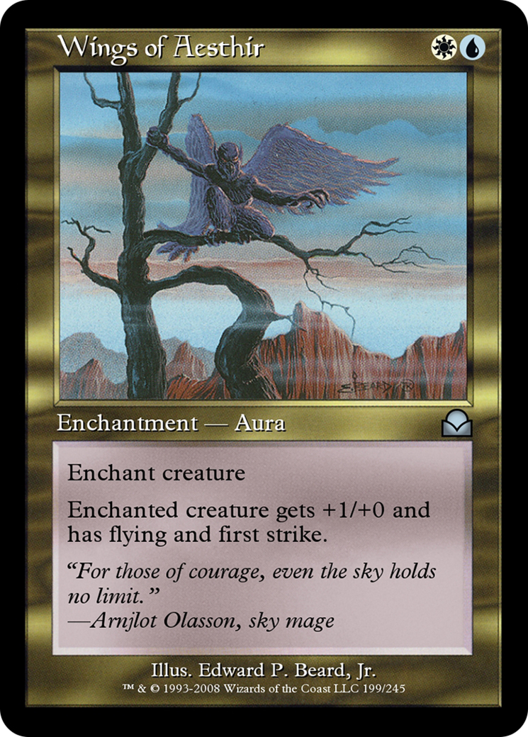 Wings of Aesthir (ME2-199) [Masters Edition II] Foil