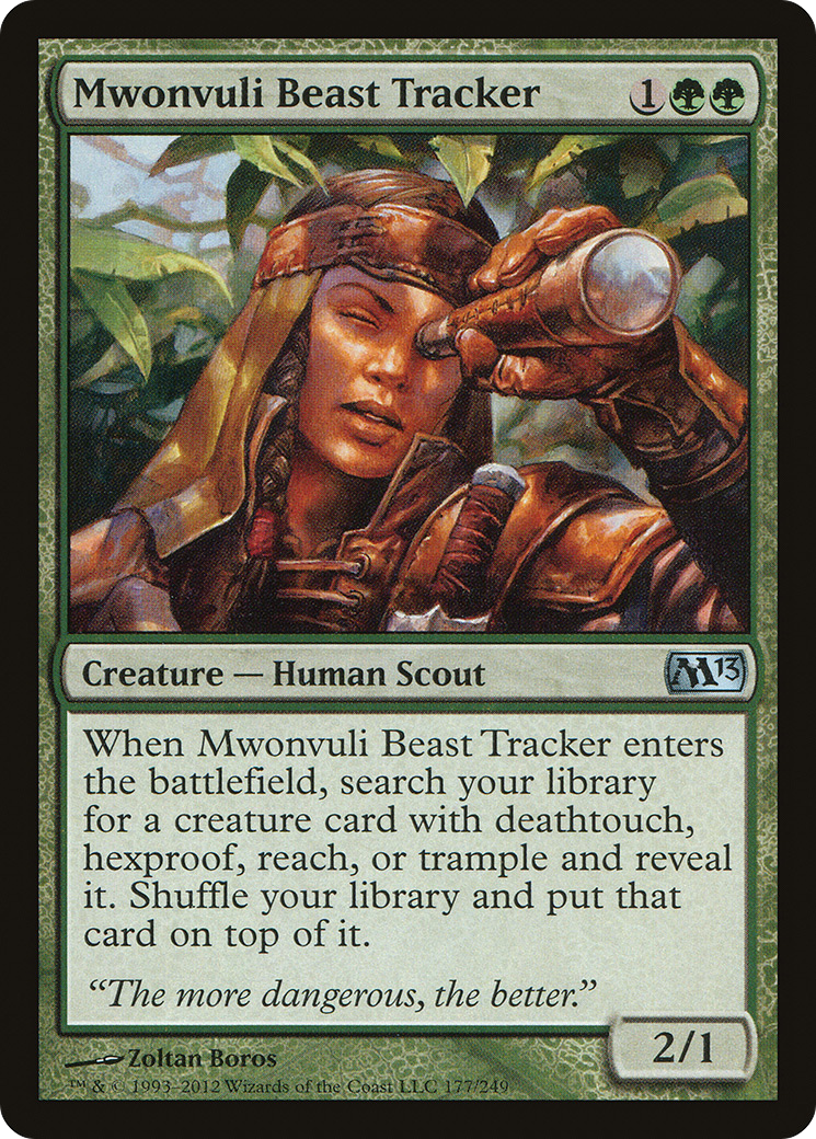 Mwonvuli Beast Tracker (M13-177) [Magic 2013] Foil