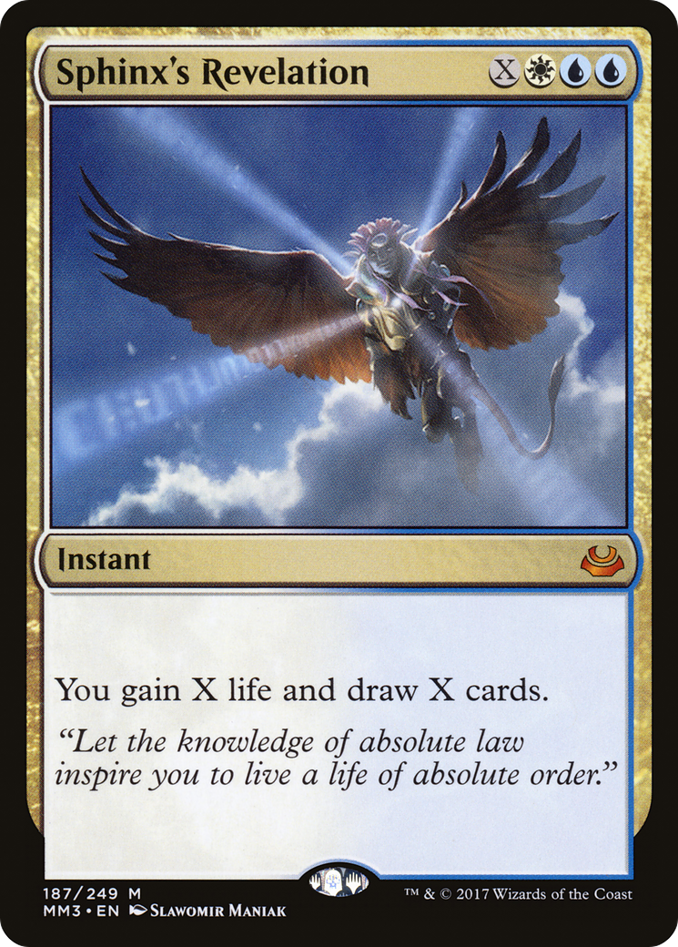 Sphinx's Revelation (MM3-187) [Modern Masters 2017]
