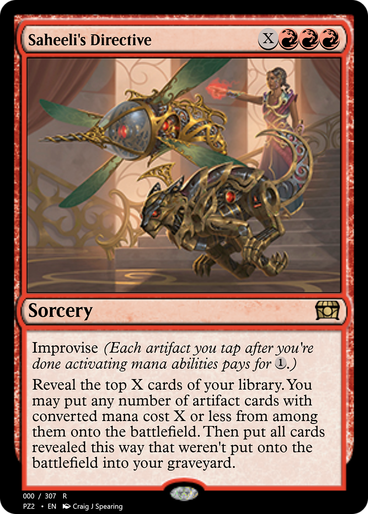 Saheeli's Directive (PZ2-70675) [Treasure Chest] Foil