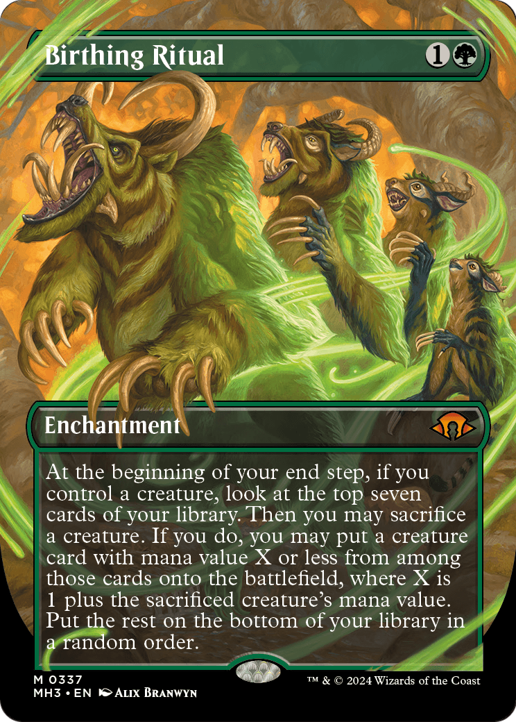 Birthing Ritual (Borderless) (MH3-337) [Modern Horizons 3]