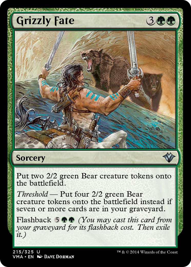 Grizzly Fate (VMA-215) [Vintage Masters] Foil