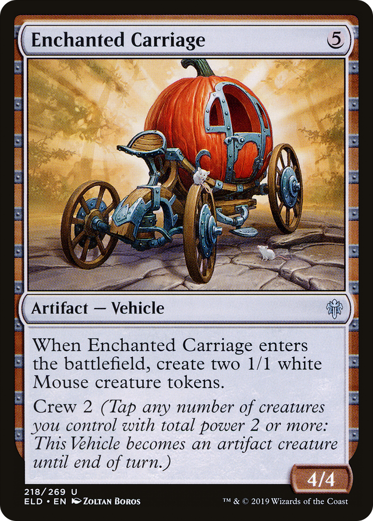 Enchanted Carriage (ELD-218) [Throne of Eldraine]