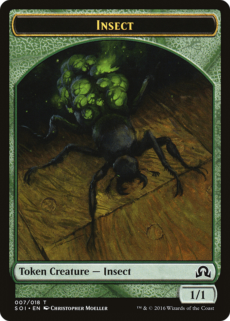Insect Token (SOI-007) [Shadows over Innistrad Tokens]