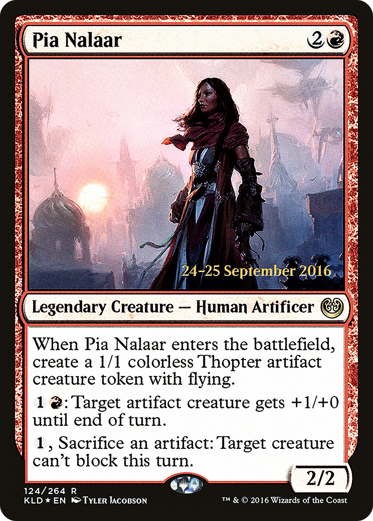 Pia Nalaar (PRE-124S) [Kaladesh Promos] Foil